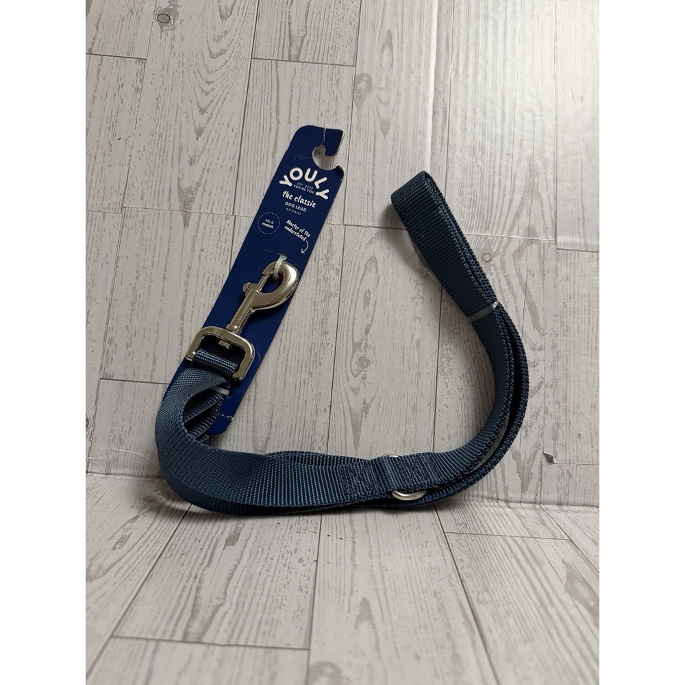 Youly The Classic Dog Leash, 6 ft. - Navy Blue Polyester/Nylon Leash for‎ Dogs